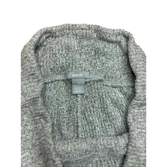 Aerie Light Gray Ribbed Lounge Sweatpants Size Small - Picture 4 of 4